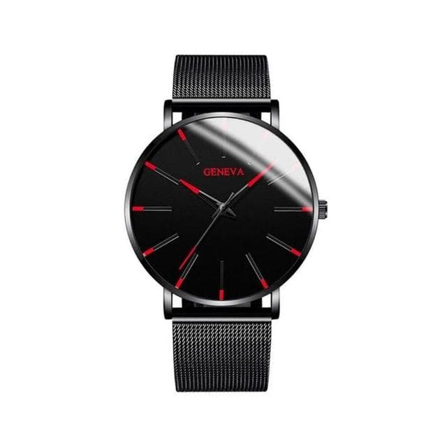 手錶男2025新款輕奢小眾高級感精工錶男士爸爸商務風瑞士錶簡約氣質精緻石英錶高顏值精品金屬錶防水男生手錶送男朋友