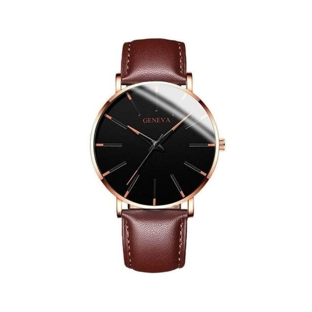 手錶男2025新款輕奢小眾高級感精工錶男士爸爸商務風瑞士錶簡約氣質精緻石英錶高顏值精品金屬錶防水男生手錶送男朋友