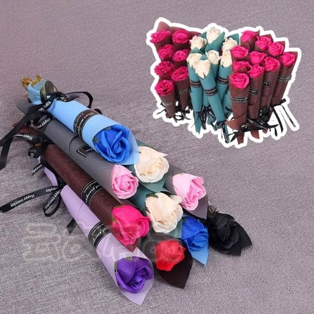 香皂花 康乃馨 玫瑰花 香皂花 情人節花束 禮物 花束 畢業 交換禮物 教師節 婚禮小物 母親節禮物 裝飾 香皂花束