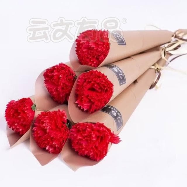 香皂花 康乃馨 玫瑰花 香皂花 情人節花束 禮物 花束 畢業 交換禮物 教師節 婚禮小物 母親節禮物 裝飾 香皂花束