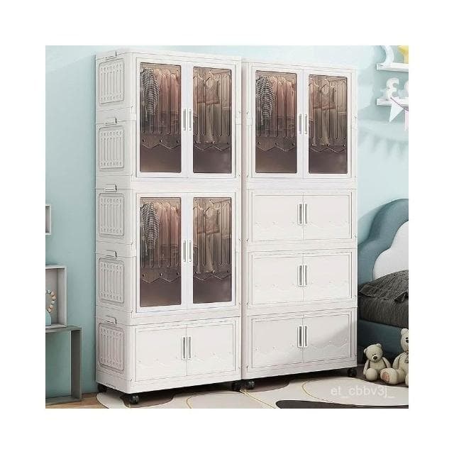 衣櫃加厚嬰兒收納櫃 家用零食整理箱 兒童衣服儲物小衣櫥