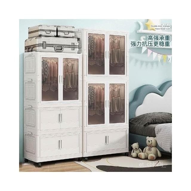 衣櫃加厚嬰兒收納櫃 家用零食整理箱 兒童衣服儲物小衣櫥