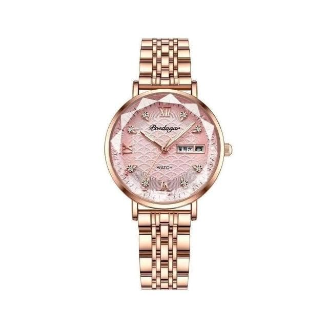 手錶女2025新款輕奢高級感精工錶女款學生簡約石英錶氣質小眾女用手錶國高中生防水光動能腕錶高顏值ins小巧精緻女士瑞士錶