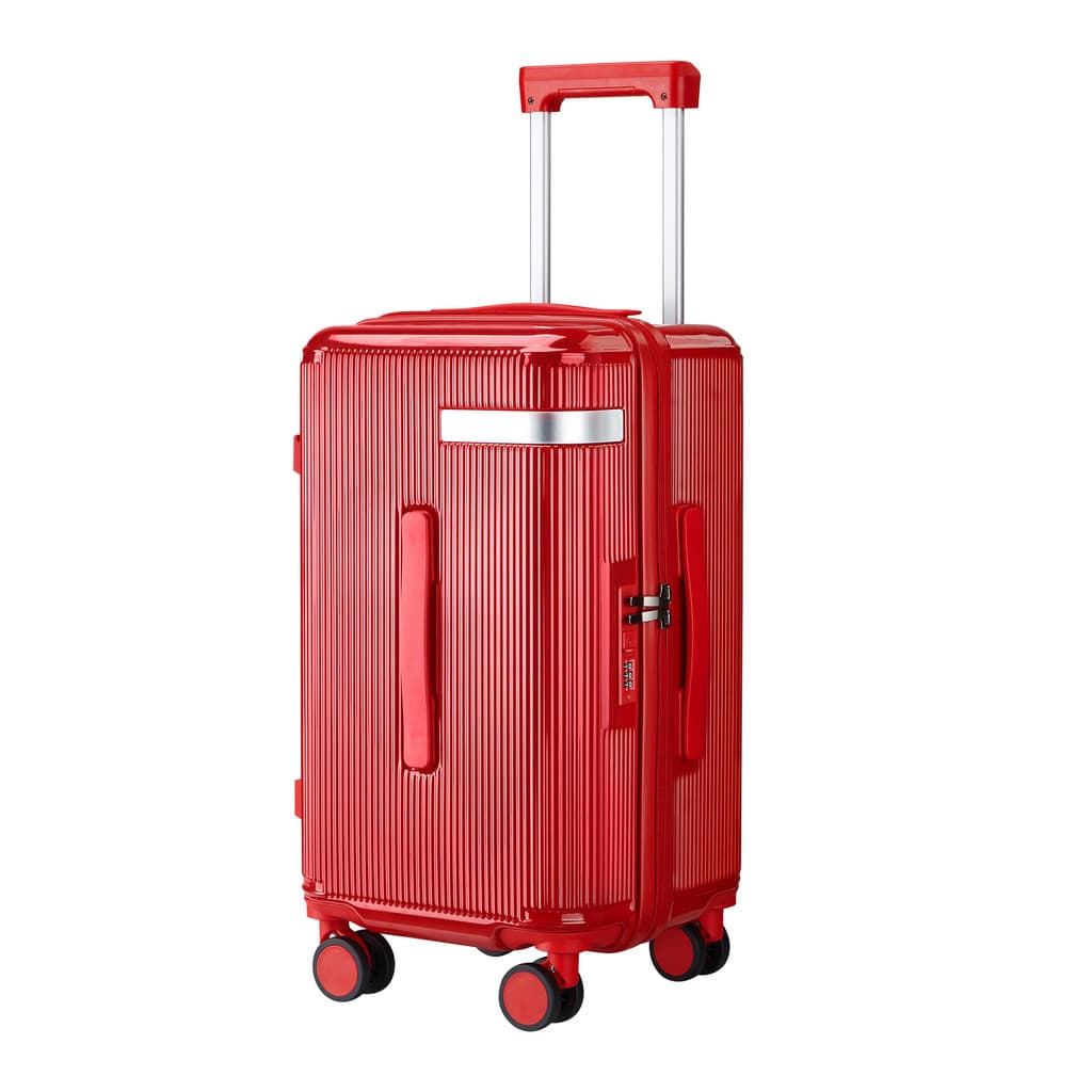 出口日本大容量行李箱 加厚抗摔旅行箱 28寸雙層防爆拉鍊旅行箱 多功能萬向輪拉桿箱 20寸登機箱 男女運動款密碼箱