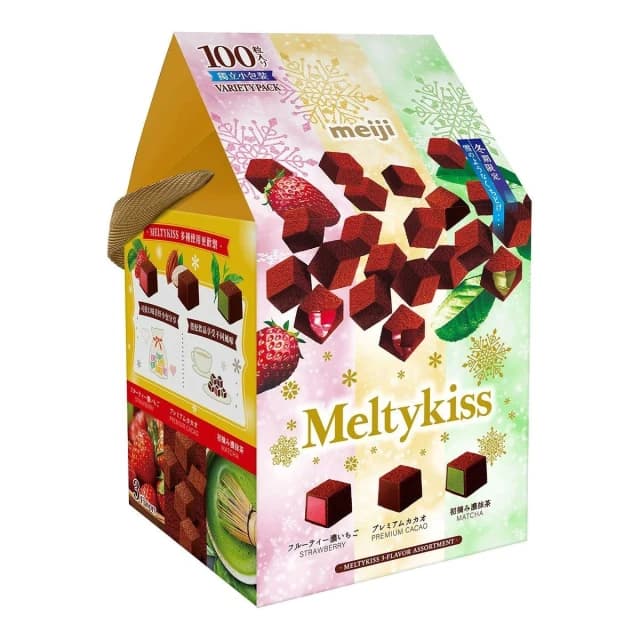 【Meiji 明治】5Cgo🏆明治 Meltykiss綜合三種類可可粒 406.6公克 /盒 #121239-303