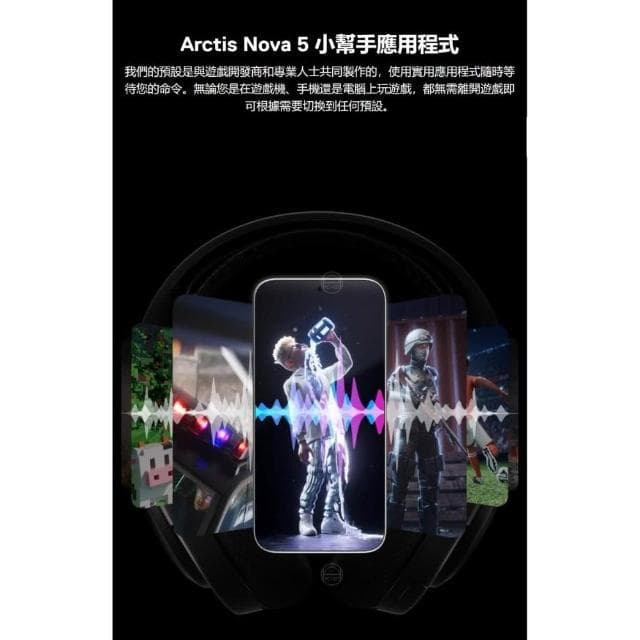 【Steelseries 賽睿】Arctis Nova 5X 無線耳機 快速充電 收放式麥克風 多平台相容 耳機麥克風 電競耳機 XBOX耳機 遊戲耳機
