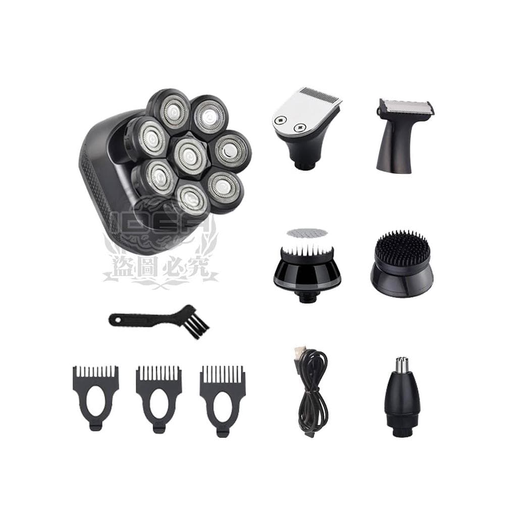推薦 剃光頭 💥六合一多功能 無線充電 光頭神器 電動刮鬍刀推薦 六刀頭 七刀頭 八刀頭 光頭理髮器 鼻毛修剪