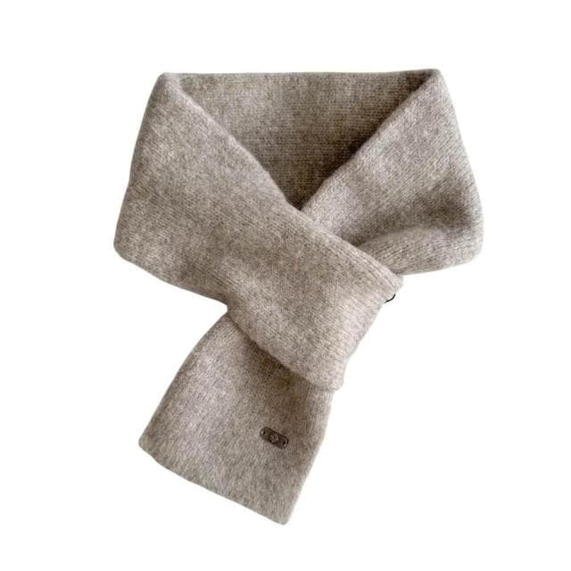 【ZOII 佐壹】簡約柔織羊毛交叉圍巾 羊毛圍巾 圍巾 秋冬圍巾 保暖圍巾 禦寒圍巾 羊毛圍巾 賞雪圍巾#322065