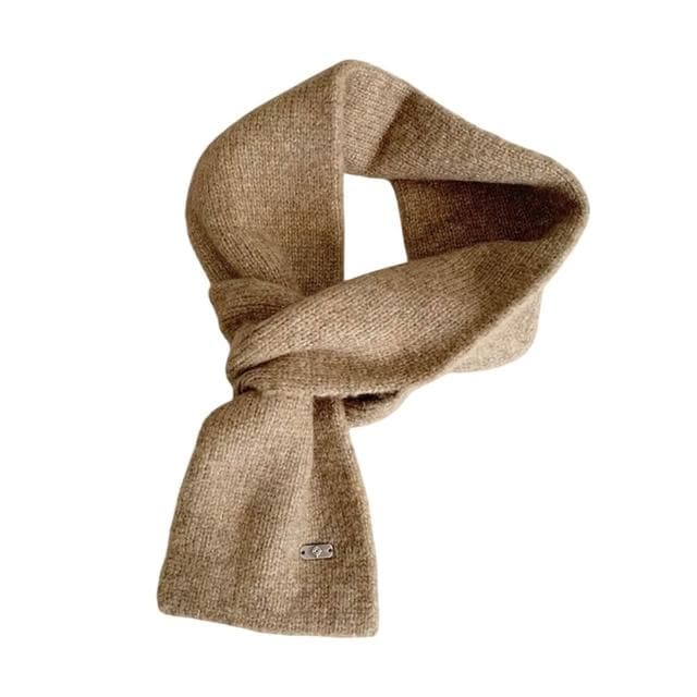 【ZOII 佐壹】簡約柔織羊毛交叉圍巾 羊毛圍巾 圍巾 秋冬圍巾 保暖圍巾 禦寒圍巾 羊毛圍巾 賞雪圍巾#322065