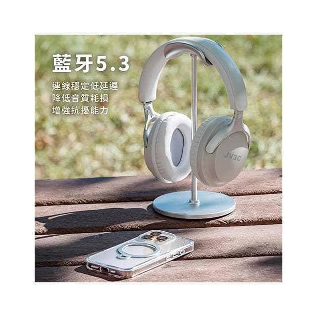 【JV3C】JV3C BH01 耳罩式 降噪藍牙耳機 藍牙耳機 HiFi 音質 ANC 降噪 無線耳機 藍芽耳機 藍牙5.3