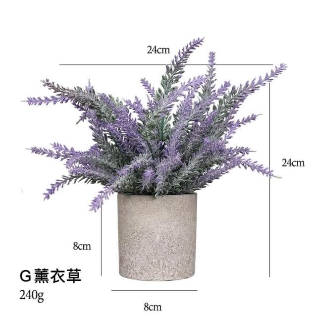 【Warm House Decor 暖和家居】北歐綠化仿真植物 (小盆栽 桌面小盆栽 假植物 盆栽 辦公室綠化 仿真植物)