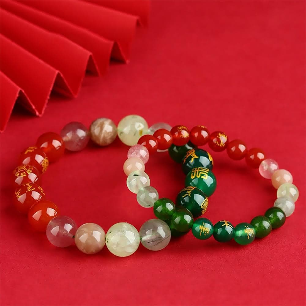 【MoonDy】手鍊 手串 手環 多寶手鍊 水晶手鍊 水火母木金 男女手串 情侶手鍊 五行互補 五路財神 送男生 送女生 生日禮物 男款