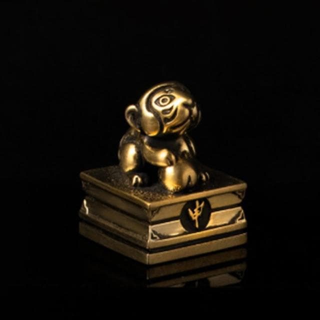 【Jaunty King】JK銀飾 黃銅 十二生肖賜福慶典 印章(彌月禮盒|生肖印章|造型印章|個人章|六分印章)