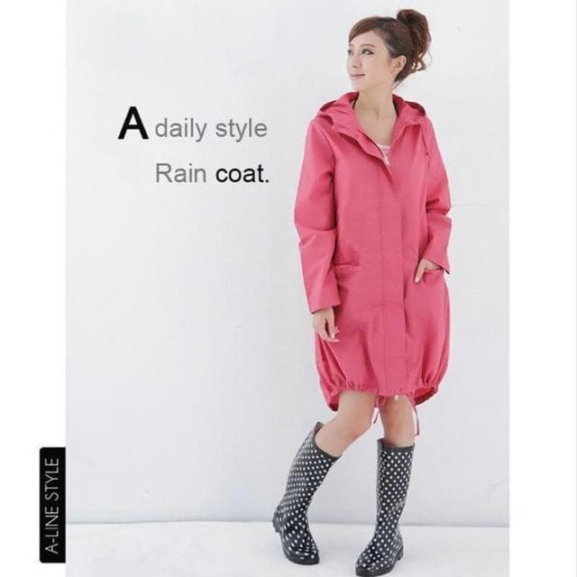 現貨🇯🇵日版 時尚 雨衣 風衣 輕便 透氣 日本 杜邦 Teflon 抗UV 防水 雨披 旅遊 出國 小孩 遊樂園 收納 交換禮物