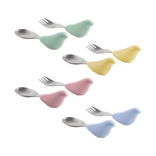 CYD Terra Picaboo 布咔寶學習餐具|學習叉匙組-4色可選(寶寶餐具)