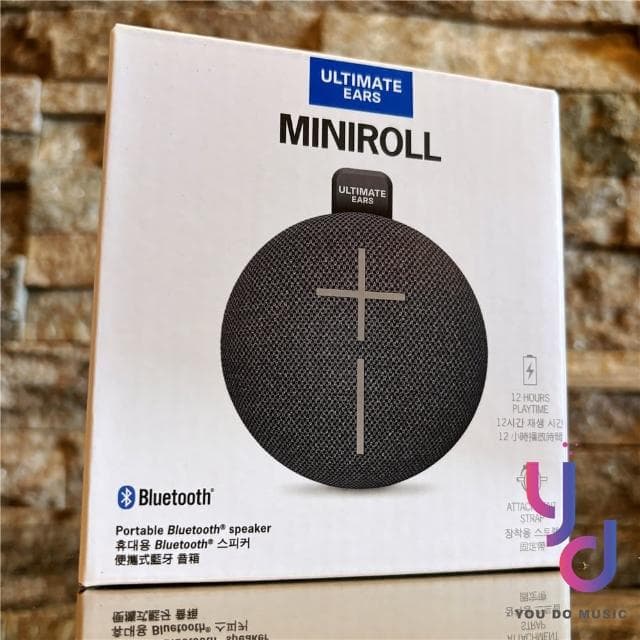 羅技 UE Ultimate Ears Miniroll 便攜式 藍牙 喇叭 音響 黑白粉藍 台灣 公司貨 2年保固