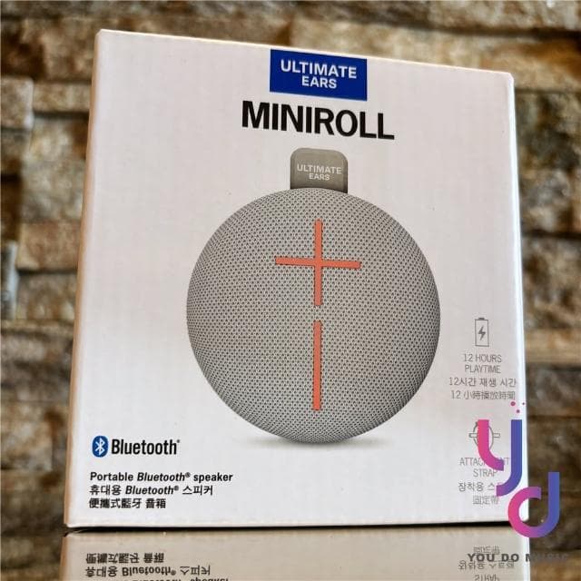 羅技 UE Ultimate Ears Miniroll 便攜式 藍牙 喇叭 音響 黑白粉藍 台灣 公司貨 2年保固