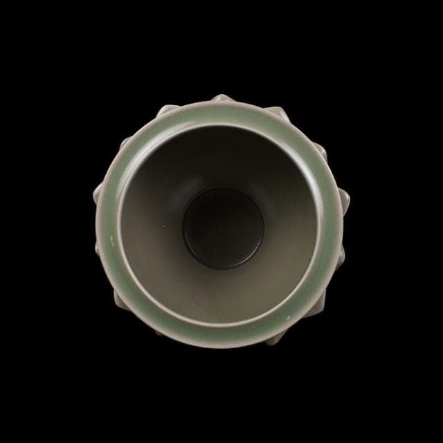 《博古珍藏》五代 越窯秘色瓷蓮花爐  早期收藏 老件瓷器  博物館級文物