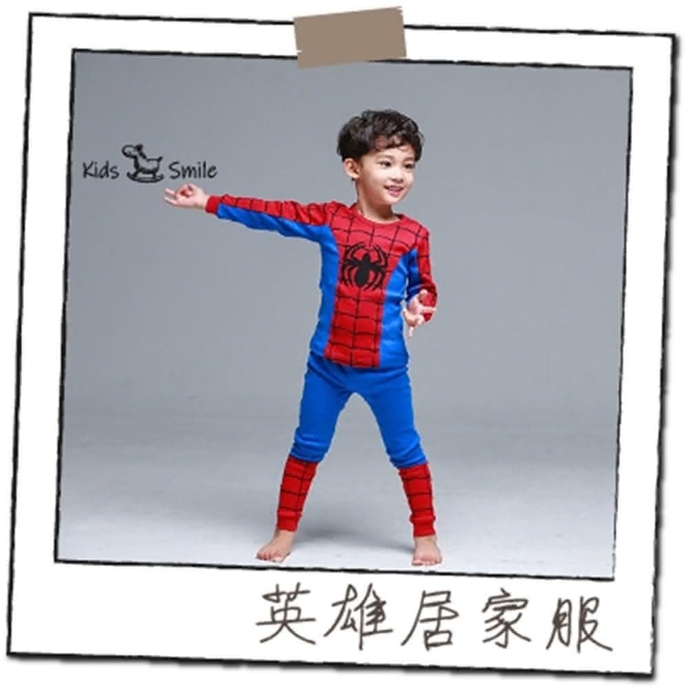 兒童英雄居家服蜘蛛人童裝 聖誕節服裝 居家服 兒童睡衣 兒童居家服 英雄睡衣 聖誕童裝 聖誕裝