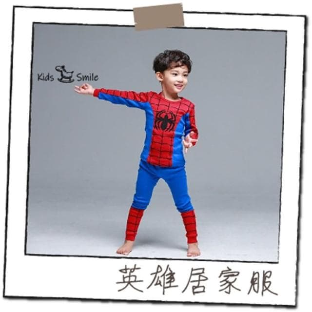 兒童英雄居家服蜘蛛人童裝 聖誕節服裝 居家服 兒童睡衣 兒童居家服 英雄睡衣 聖誕童裝 聖誕裝