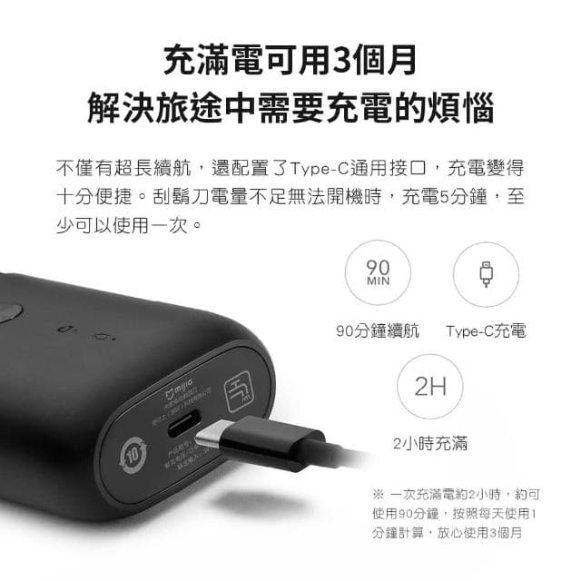 ☆小米有品 米家電動刮鬍刀S100(男士刮鬍刀 剃鬚刀 電動刮鬍刀)