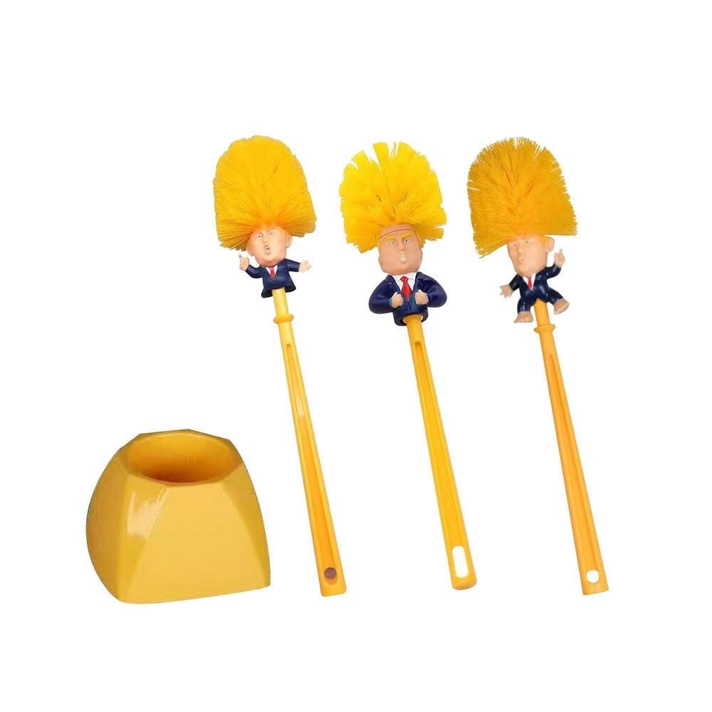 川普馬桶刷 馬桶刷 馬桶清潔 廁所刷 交換禮物 創意禮物 惡搞 長柄刷 浴室刷 清潔刷 刷子 刷