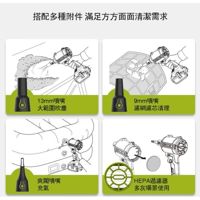 【WORX 威克士】20V 空氣槍 吹風機 鼓風機 吹塵槍 吹塵槍 渦輪吹塵槍 暴力吹風機 空機 WU093.9