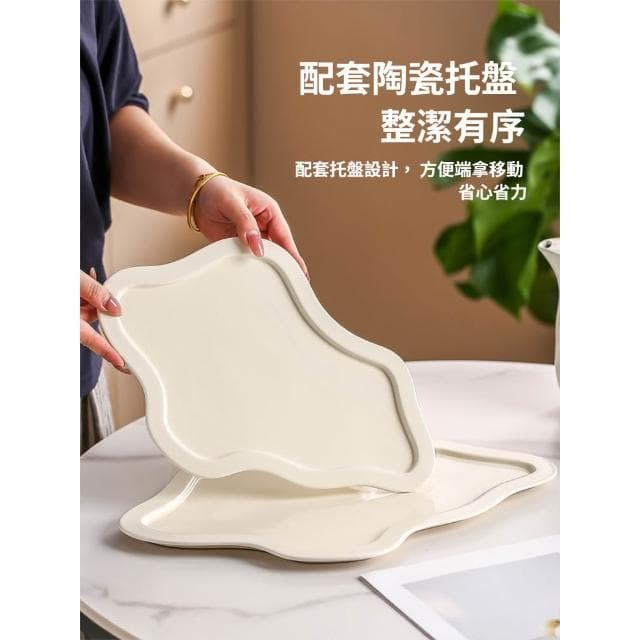 喜可xekoro喬遷新居結婚禮物杯套裝家用輕奢水杯客廳待客水壺陶瓷茶杯茶具