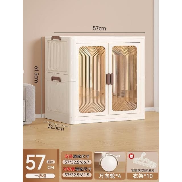 新款 免安裝 寶寶衣櫃 兒童衣服收納櫃 儲物櫃 嬰兒小衣櫥 臥室家用簡易嬰兒衣櫃 超大容量儲物櫃