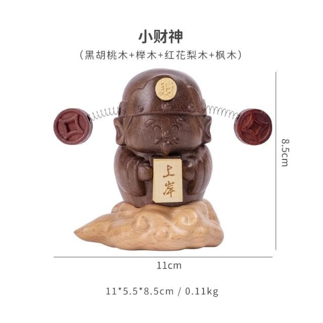 貓財神/招財貓擺件新年春節可愛創意玄關桌家居裝飾生日喬遷禮物