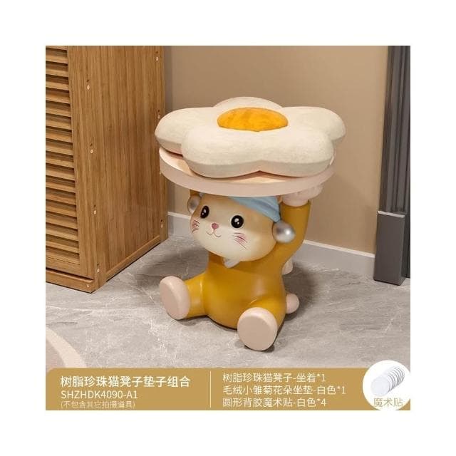 創意可愛蘑菇換鞋凳入戶玄關進門家用落地擺件搬新房喬遷新居禮物