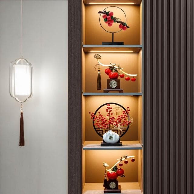 柿柿如意擺件裝飾品送人喬遷新居搬家之喜入宅全套禮品禮物2024