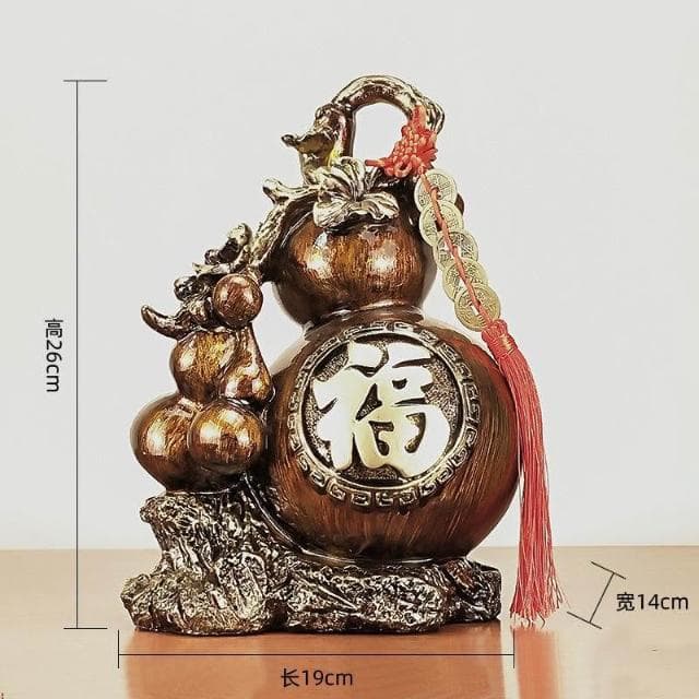 存錢罐 葫蘆 招財 旺財 裝潢 擺件 前臺 裝飾品 開業 送禮物 喬遷 裝修 客廳 案頭 玄關