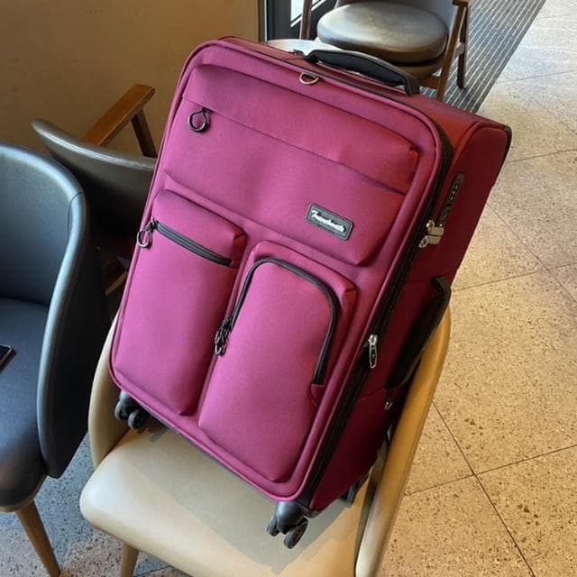 四季風家居 超輕拉桿箱28吋箱子行李箱女24吋牛津布防水旅行箱學生輕量登機箱