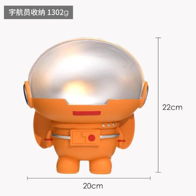桃甜也居家生活 太空人鑰匙收納玄關擺件入戶進門鞋櫃客廳家居裝飾品喬遷新居禮物