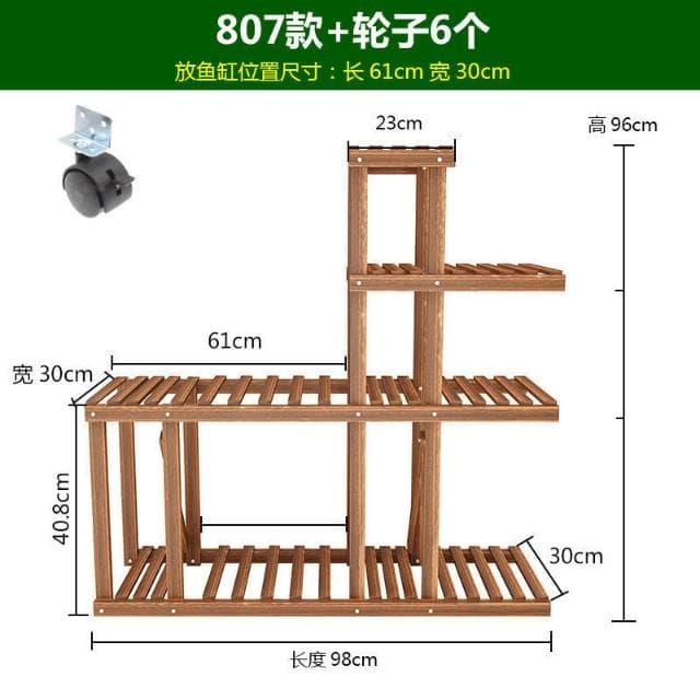 廠家直發 花架客廳 魚缸花架子多層 特價陽臺置物架 落地式置物架 實木盆栽植物置物架 室內置物架