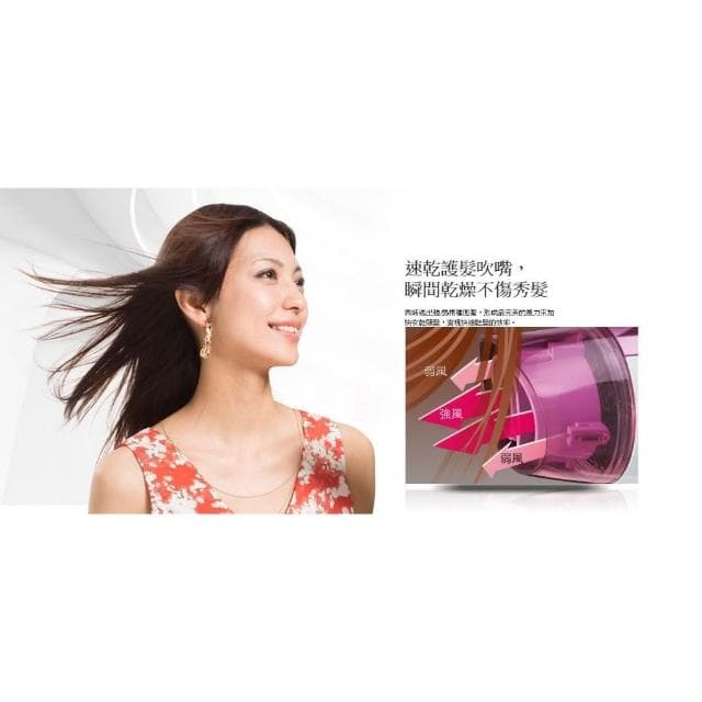Panasonic國際 吹風機EH-ND21-P 折疊吹風機攜帶型吹風機 吹風機