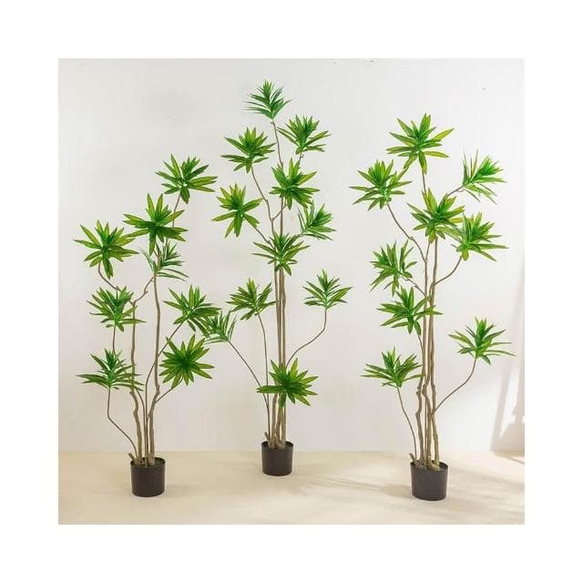北歐ins風仿真綠植百合竹落地植物盆栽室內客廳裝飾擺件假樹盆景