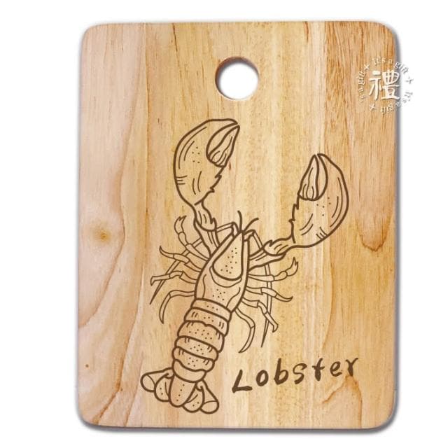 外帶小砧板 (龍蝦) 露營餐具 烤肉用品 原木小砧板 新居禮物 喬遷禮 結婚禮物 禮品 禮物 麵包木盤 早午餐餐盤