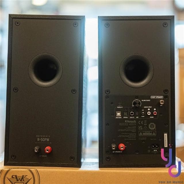 【Klipsch】古力奇 Klipsch R-50PM 主動式 音響 書架 喇叭(藍牙 USB 唱放 公司貨)
