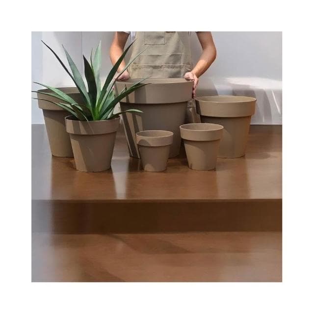 《斑啾植選》透氣疏水盆30#|北歐風|附底盤|盆栽容器|簡約無印風 |盆器|多肉植物|觀葉植物