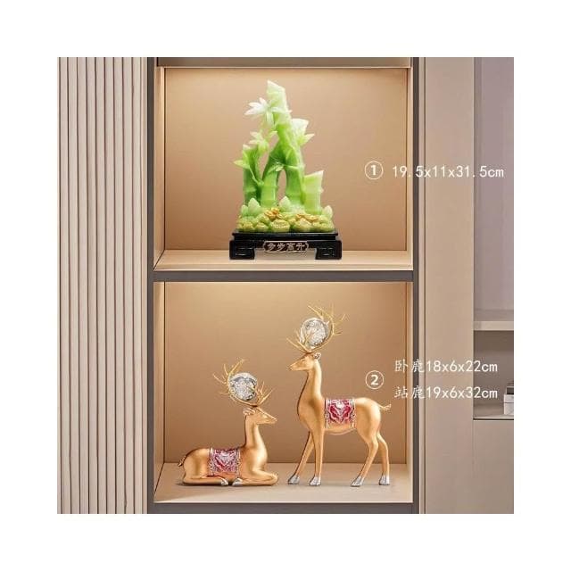 節節高升富貴竹子擺件 入戶玄關裝飾 客廳裝飾 辦公室創意裝飾 喬遷禮物 擺飾 風水擺飾 酒櫃擺件 禮物