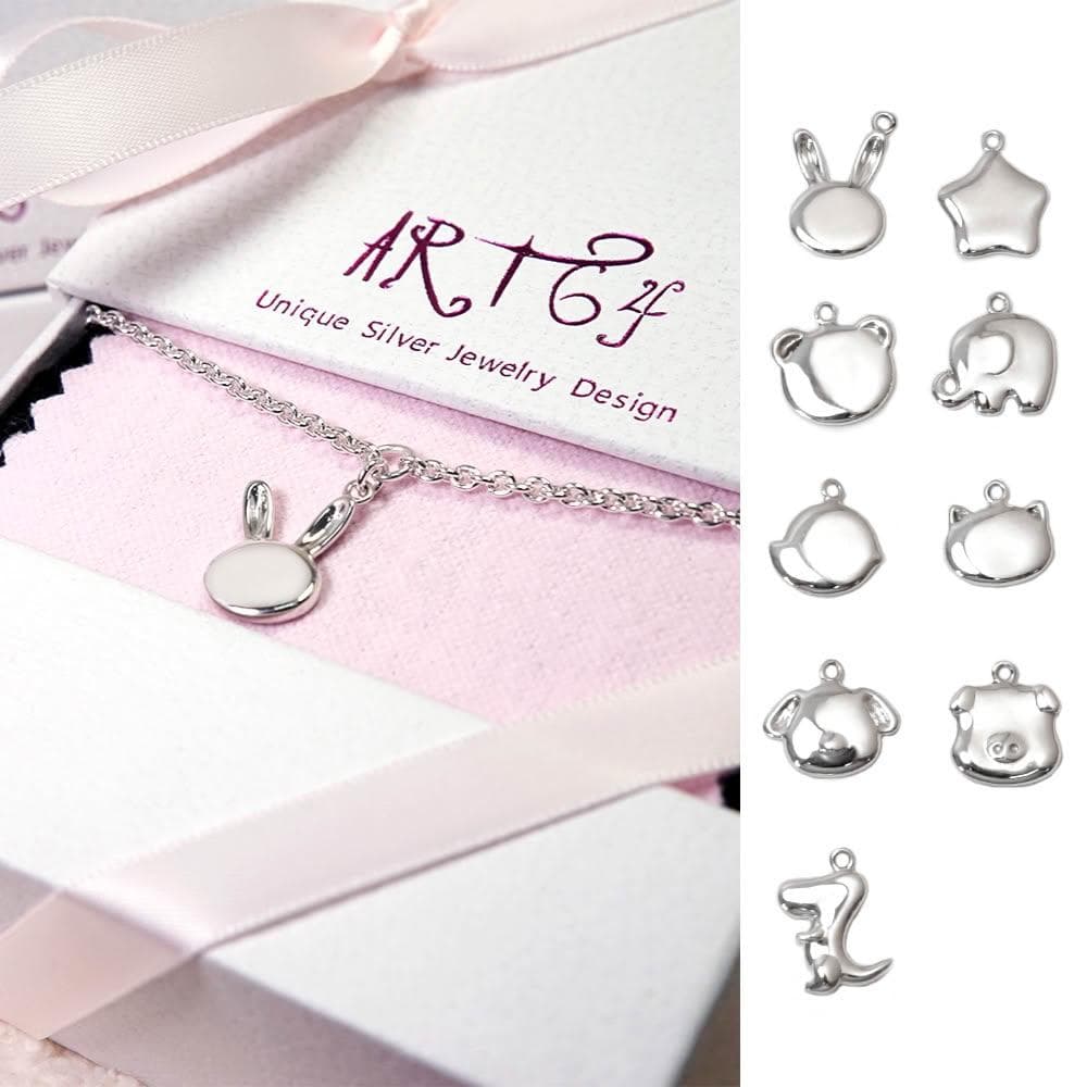 【ART64】純銀寶寶手鍊 彌月禮盒 動物造型9款任選 新生兒滿月/兒童生日禮物推薦(附提袋與擦銀布)