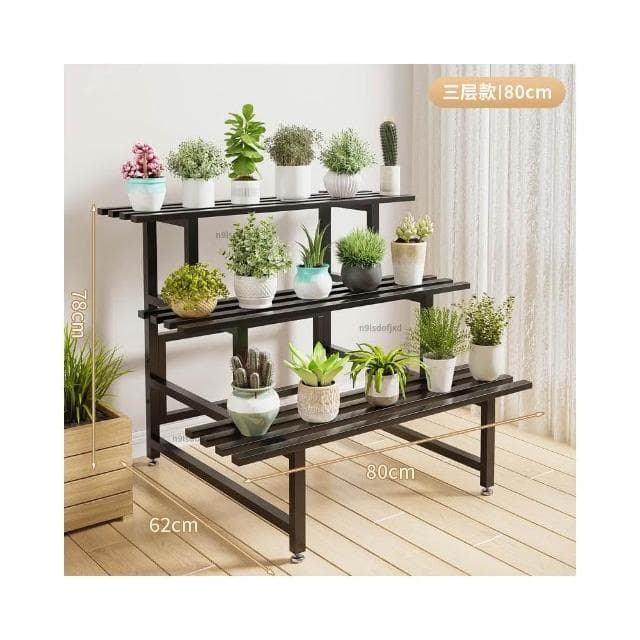 鐵藝陽臺花架 落地花架 花盆架 不鏽鋼 盆栽架 多肉架 置物架 陽臺置物架 花架 植物架 不鏽鋼架 戶外花架