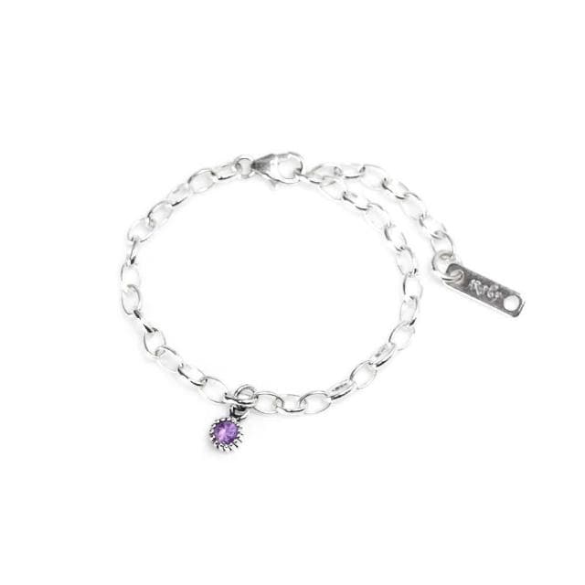 【ART64】寶寶純銀手鍊 彌月禮盒 12款天然石任選 新生兒禮物/兒童生日禮推薦(附提袋與擦銀布)