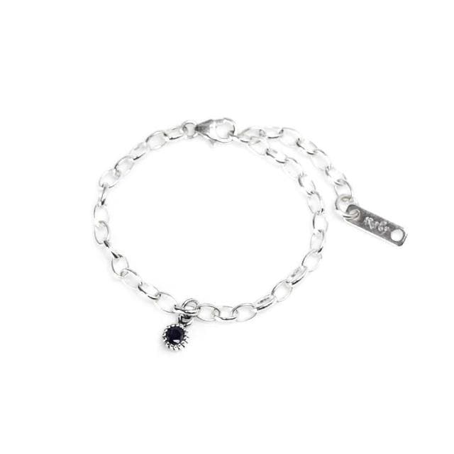 【ART64】寶寶純銀手鍊 彌月禮盒 12款天然石任選 新生兒禮物/兒童生日禮推薦(附提袋與擦銀布)