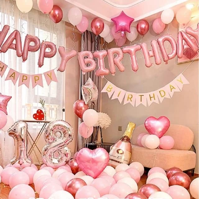 12H快速出貨 (氣球快易送)  夢幻生日套組 氣球 氣球布置 生日布置 派對 慶生 布置氣球 求婚 告白 生日禮物