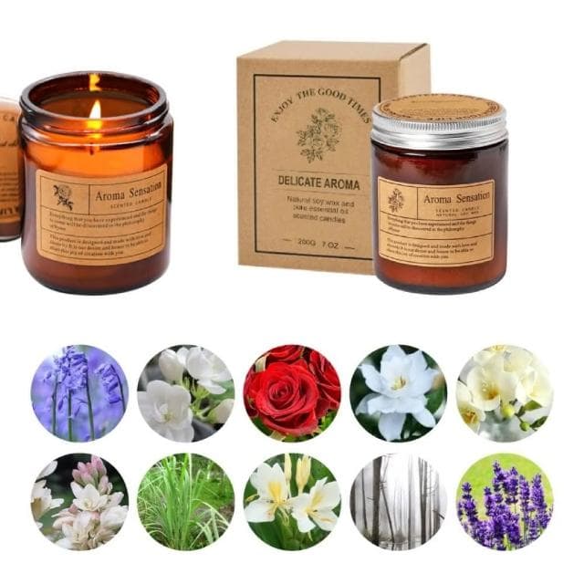 【職日生】棕瓶蠟燭-440G(香氛蠟燭 精油蠟燭 芳香蠟燭 大豆蠟燭 薰香蠟燭 香薰蠟燭 生日禮物 母親節禮物)