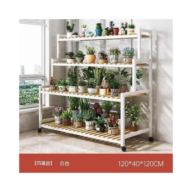免運 花架 可移動花架 陽台花架 花盆架 楠竹多層花架 盆栽架 多肉植物架 木製花架 展示架陽臺楠竹花架 室內多層置物架
