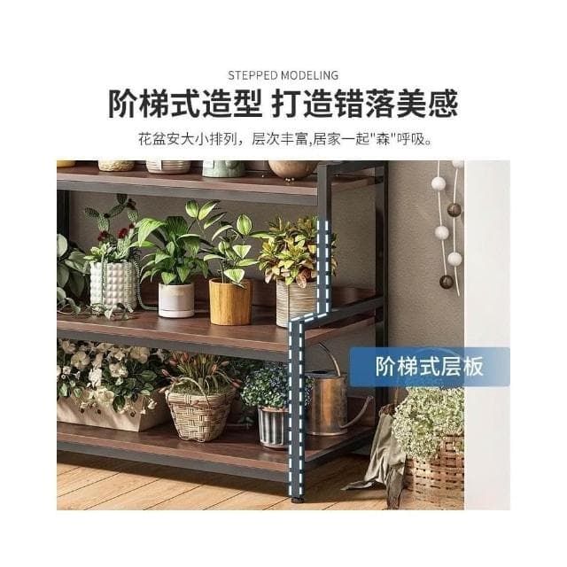 免運 花架 陽臺花架 花盆架 楠竹多層花架 盆栽架 多肉植物架 木製花架 展示架置物架陽臺戶外階梯式花架掛架